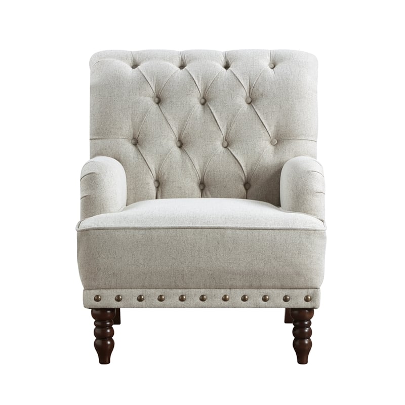 Lexicon Arles Textured Accent Chair in Beige