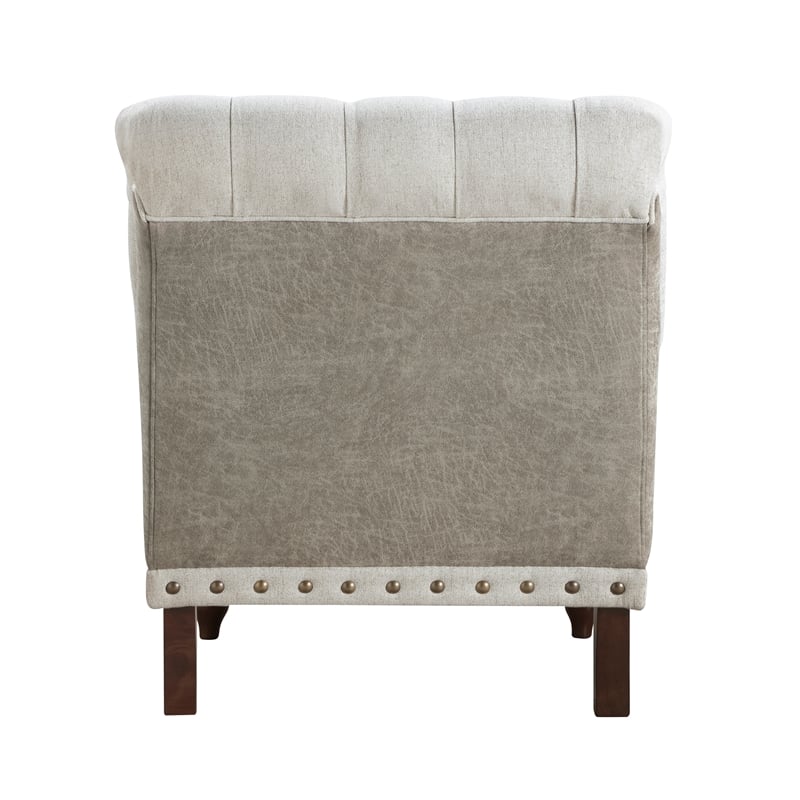 Lexicon Arles Textured Accent Chair in Beige
