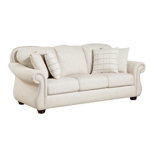 lexicon attleboro textured sofa in beige