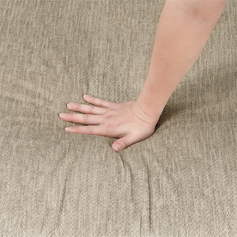 Lexicon Corydon Microfiber 6-Piece Modular Sectional with Ottoman in Brown