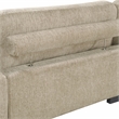 Lexicon Corydon Microfiber 6-Piece Modular Sectional with Ottoman in Brown