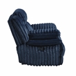 Lexicon Goodland Corduroy Glider Reclining Chair in Blue