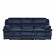 Lexicon Goodland Corduroy Double Reclining Sofa in Blue