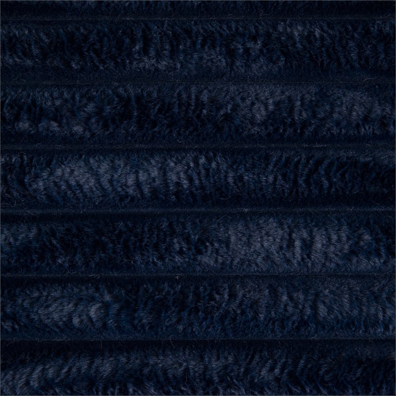 Lexicon Goodland Corduroy Double Reclining Sofa in Blue