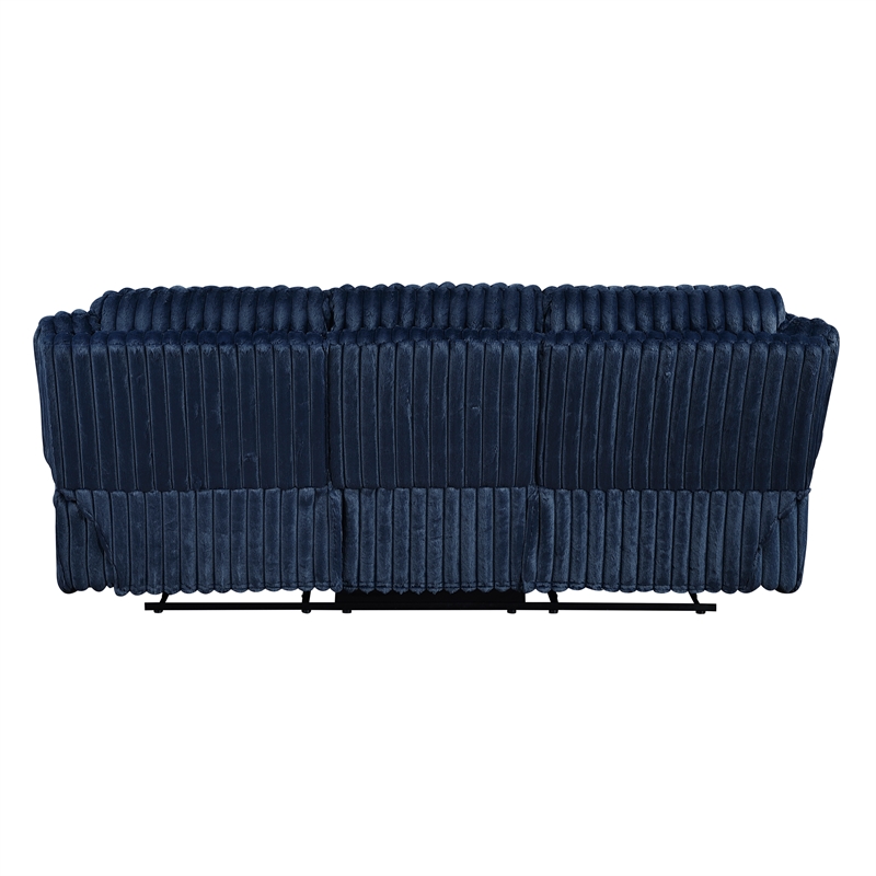 Lexicon Goodland Corduroy 2pc Set Sofa+ Loveseat in Blue