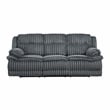 Lexicon Goodland Corduroy Double Reclining Sofa in Dark gray