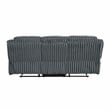 Lexicon Goodland Corduroy Double Reclining Sofa in Dark gray