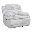 Lexicon Goodland Corduroy Glider Reclining Chair in Gray