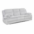 Lexicon Goodland Corduroy Double Reclining Sofa in Gray