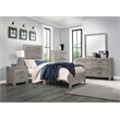 Lexicon Corbin Asian Hardwood Twin Bed in Gray