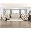 Lexicon Proctor Microfiber Double Reclining Love Seat w/ Center Console in Sand
