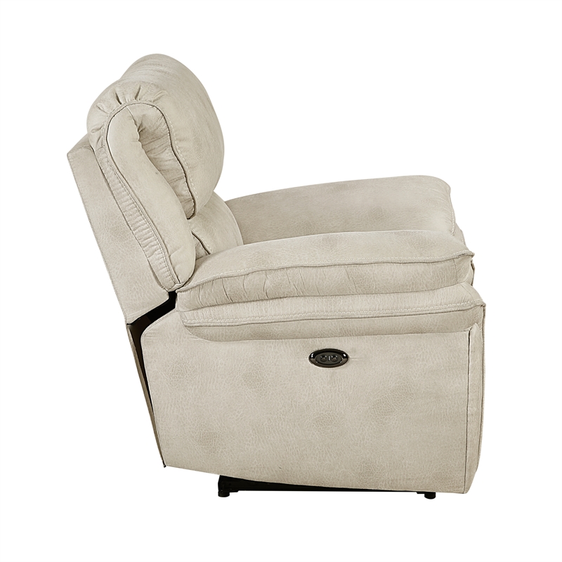 Lexicon Proctor Microfiber Power Reclining Chair in Sand