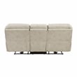 Lexicon Proctor Microfiber Power Double Reclining Sofa in Sand