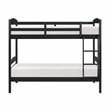 Lexicon Lani Asian Hardwood Twin/Twin Bunk Bed in Wire Brushed Black