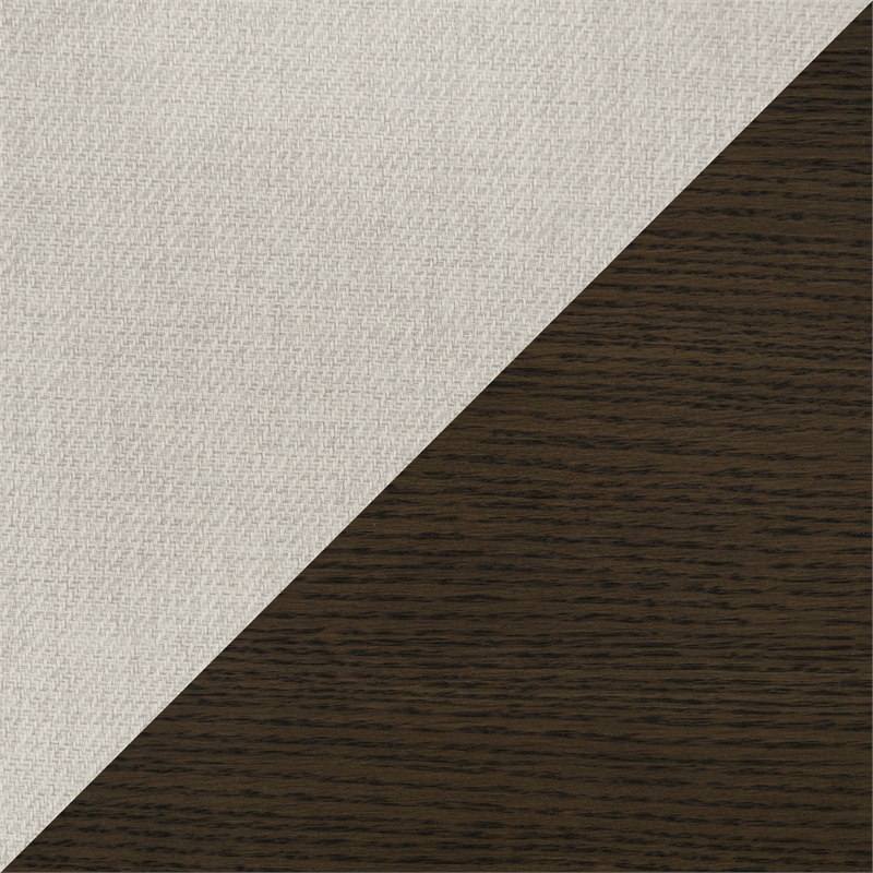 Lexicon Victoria Textured Fabric Dining Bench in Beige