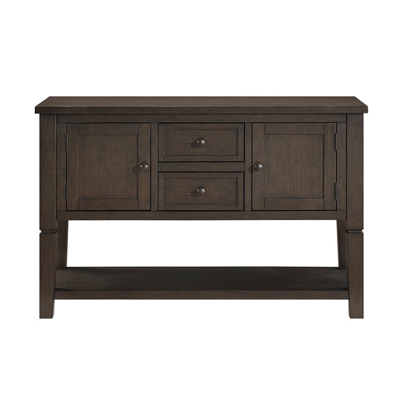Lexicon Victoria Asian Hardwood Dining Room Server in Dark Espresso
