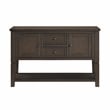 Lexicon Victoria Asian Hardwood Dining Room Server in Dark Espresso