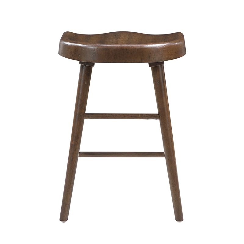 Lexicon Oliver Acacia Counter Height Stool in Brown