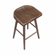 Lexicon Oliver Solid Wood Pub Height Stool in Brown