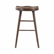 Lexicon Oliver Solid Wood Pub Height Stool in Brown