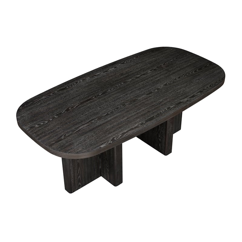 Lexicon Marais Solid Wood Dining Table in Ebony