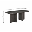 Lexicon Marais Solid Wood Dining Table in Ebony