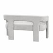 Lexicon Marais Boucle Fabric Dining Bench in Light Gray