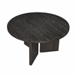 Lexicon Marais Solid Wood Dining Round Table in Ebony
