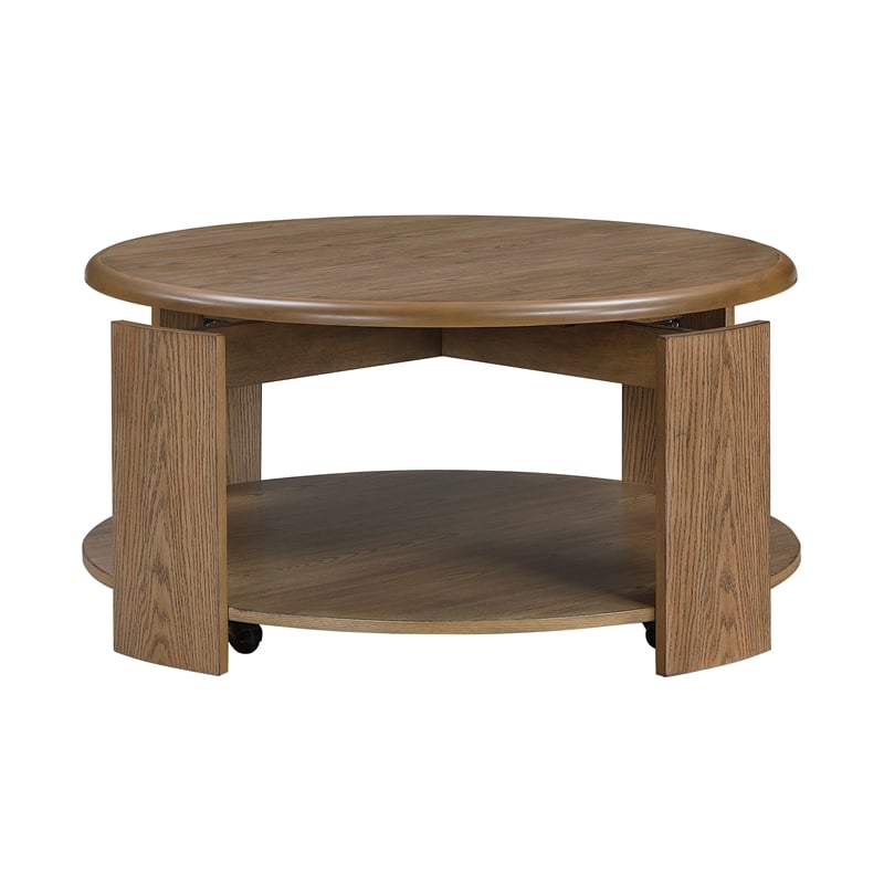 Lexicon Ellis Asian Hardwood Cocktail Table in Brown