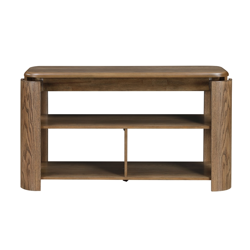 Lexicon Ellis Solid Wood Sofa Table in Brown
