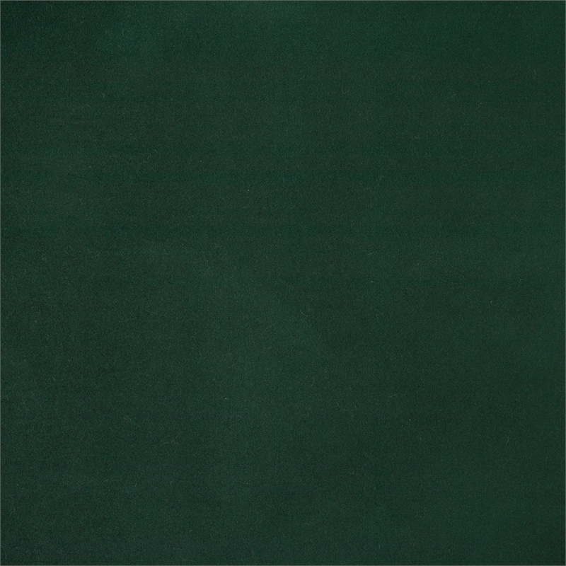 Lexicon Flux Velvet Bench with High-Density Foam Cushioned Seat in Green