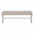 Lexicon Wexley Chenille Bench with Plush Foam Cushioned Seat in Taupe