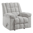 Lexicon Baldwin Chenille Rocker Reclining Chair in Light Gray