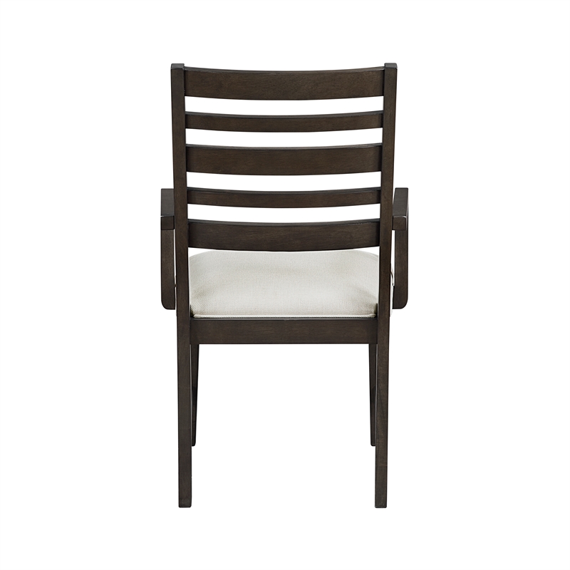 Lexicon Victoria Textured Dining Arm Chair - Set of 2 in Beige