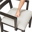 Lexicon Victoria Textured Dining Arm Chair - Set of 2 in Beige