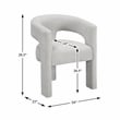 Lexicon Marais Boucle Dining Chairs - Set of 2 in Light Gray