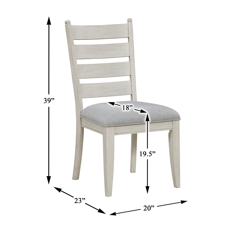 Lexicon Wyatt Textured Dining Side Chair -  Set of 2 in Gray