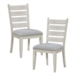 Lexicon Wyatt Textured Dining Side Chair -  Set of 2 in Gray