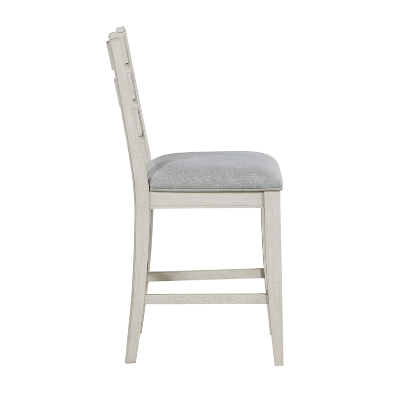 Lexicon Wyatt Textured Counter Height Chair - Set of 2 in Gray
