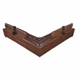 Lexicon Sutton Leather 7-Piece Modular Power Reclining Sectional in Brown