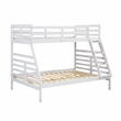 Lexicon Darden Pine Wood Twin/Full Bunk Bed in White
