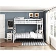 Lexicon Darden Pine Wood Twin/Full Bunk Bed in White