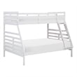Lexicon Darden Pine Wood Twin/Full Bunk Bed in White