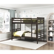 Lexicon Darden Pine Wood Twin/Twin Bunk Bed in Dark Brown Finish