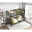 Lexicon Darden Pine Wood Twin/Twin Bunk Bed in Dark Brown Finish