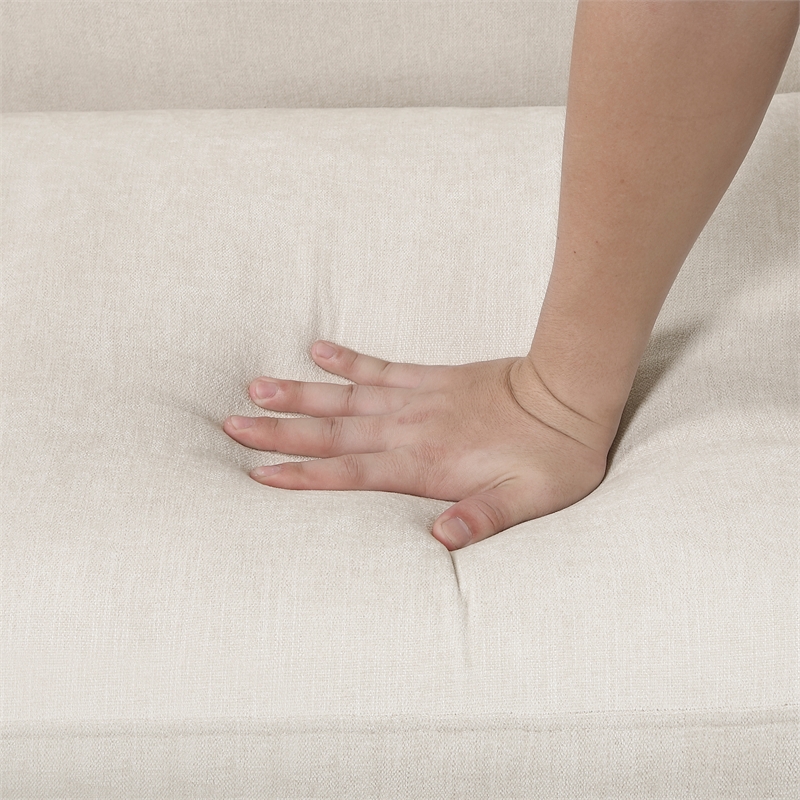 Lexicon Myles Textured Accent Chair in Beige