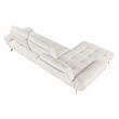 Lexicon Dominic Chenille 2-Piece Sectional with Left Chaise in Beige