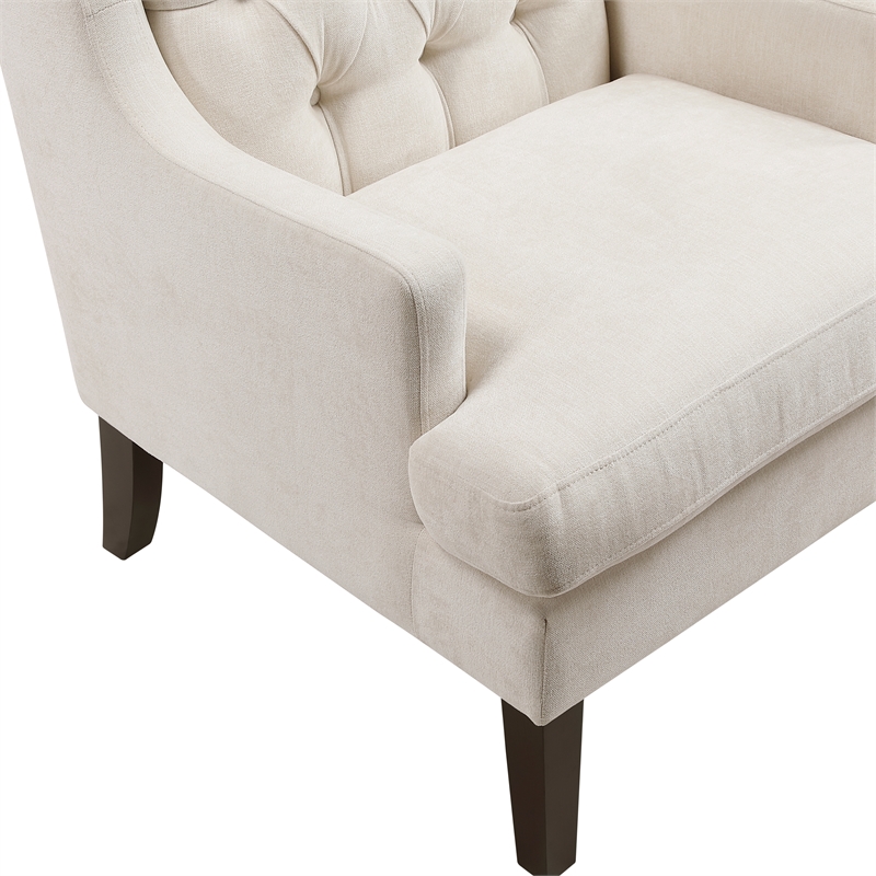 Lexicon Quent Textured Accent Chair in Beige