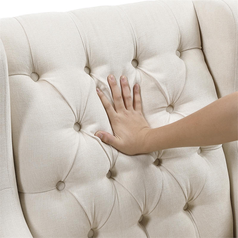 Lexicon Quent Textured Accent Chair in Beige