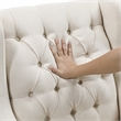 Lexicon Quent Textured Accent Chair in Beige